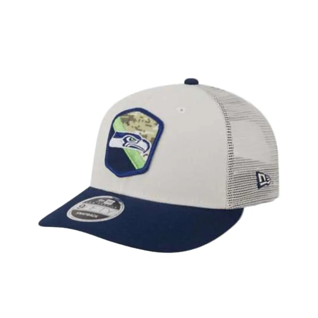 Casquette New Era Seattle Seahawks trucker réglable, vue 3/4