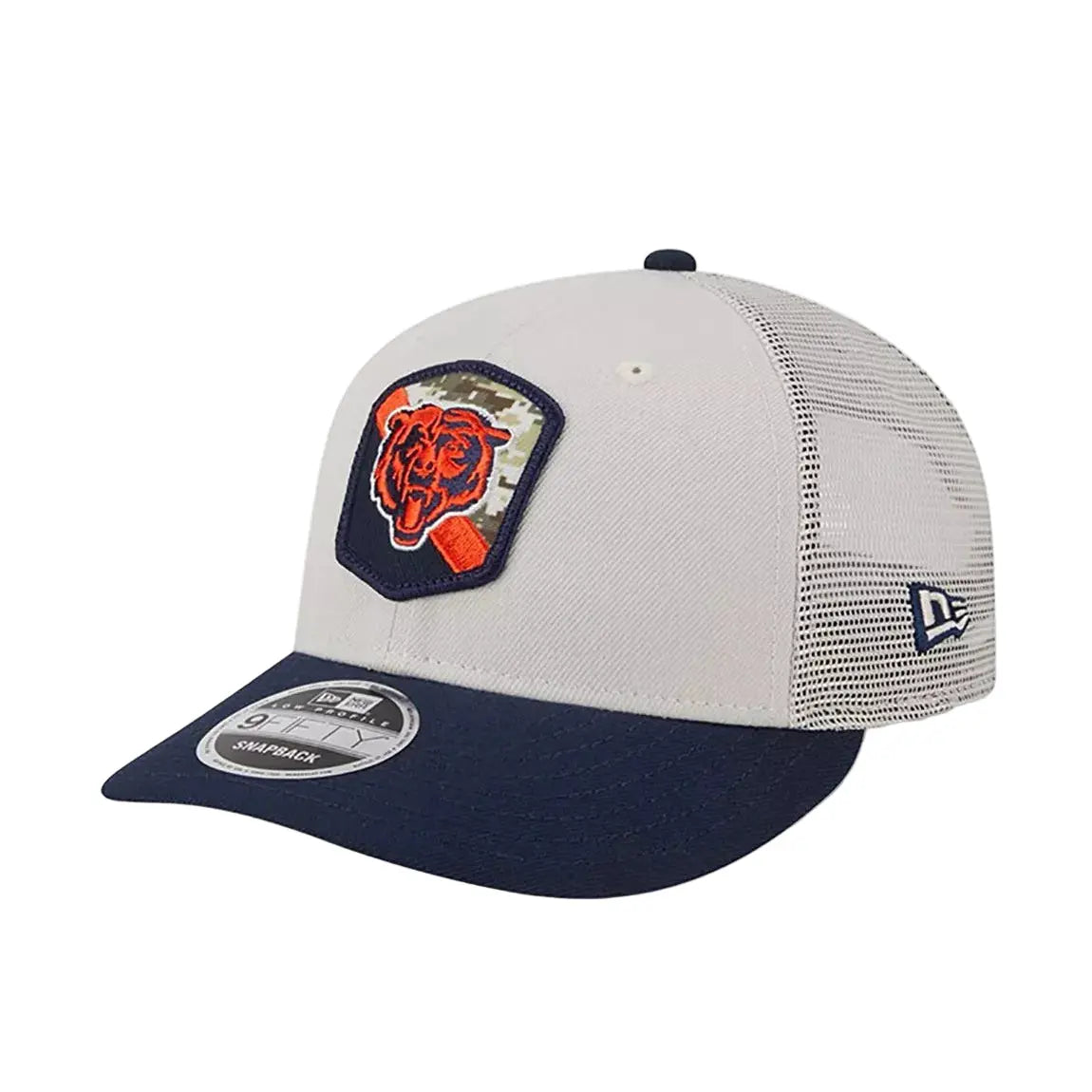Casquette New Era Chicago Bears trucker réglable, vue 3/4