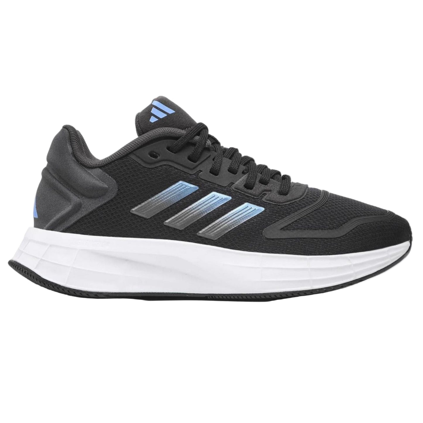 Adidas Duramo 10 Femme noir bleu metallic – vue latérale