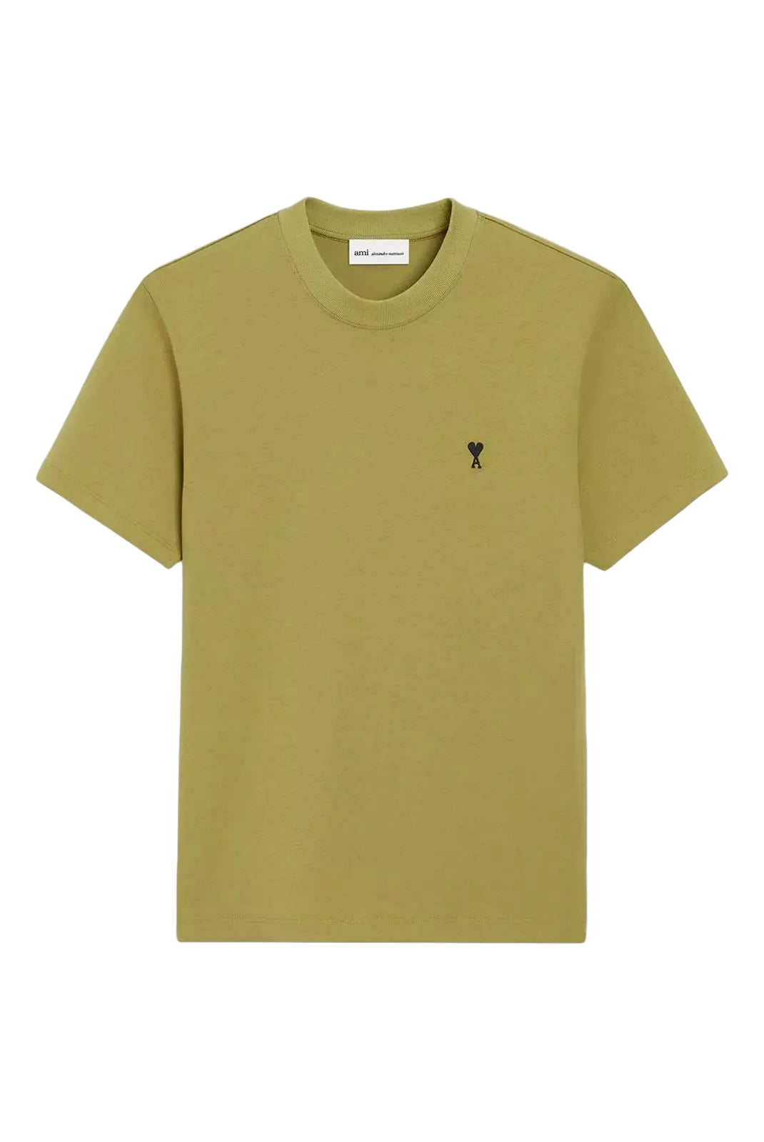 t shirt ami paris bronze coeur brodé face