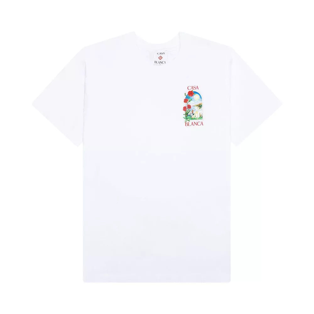 T-shirt Casablanca Tennis Club blanc – vue avant