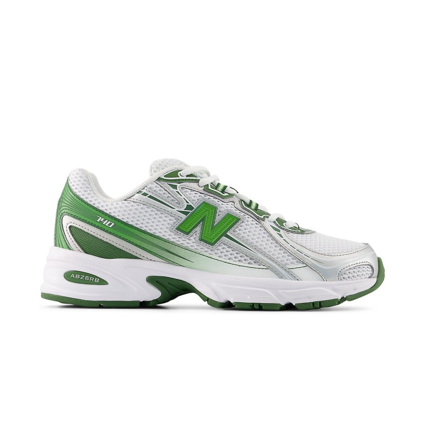 new balance 740 unisexe white alpine green