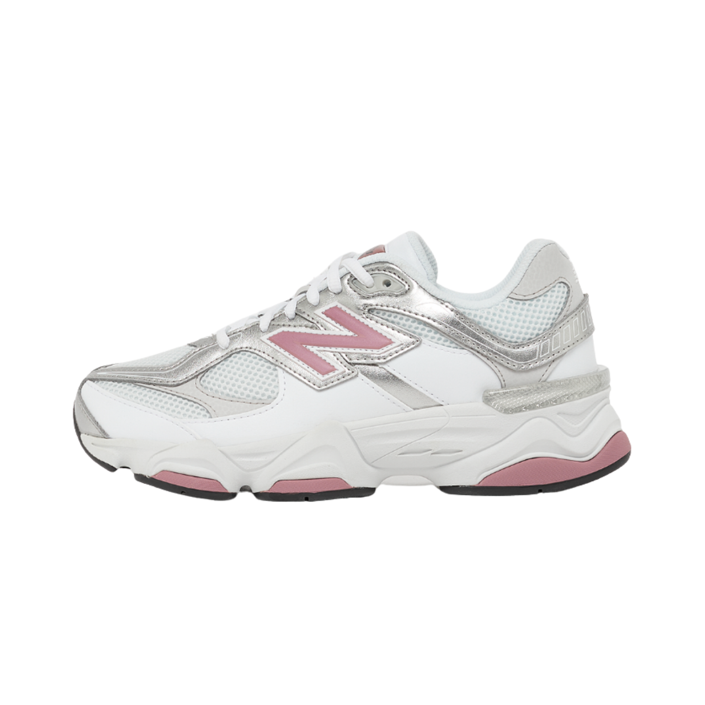 new balance 9060 junior white rosewood silver