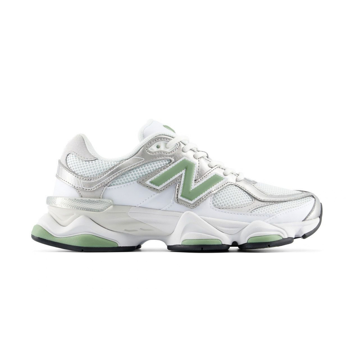 new balance 9060 unisexe white oregano vue profil