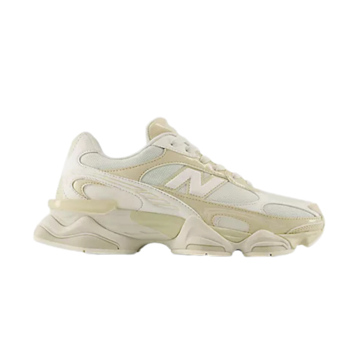 sneakers new balance 9060r unisexe bone sea salt vue profil