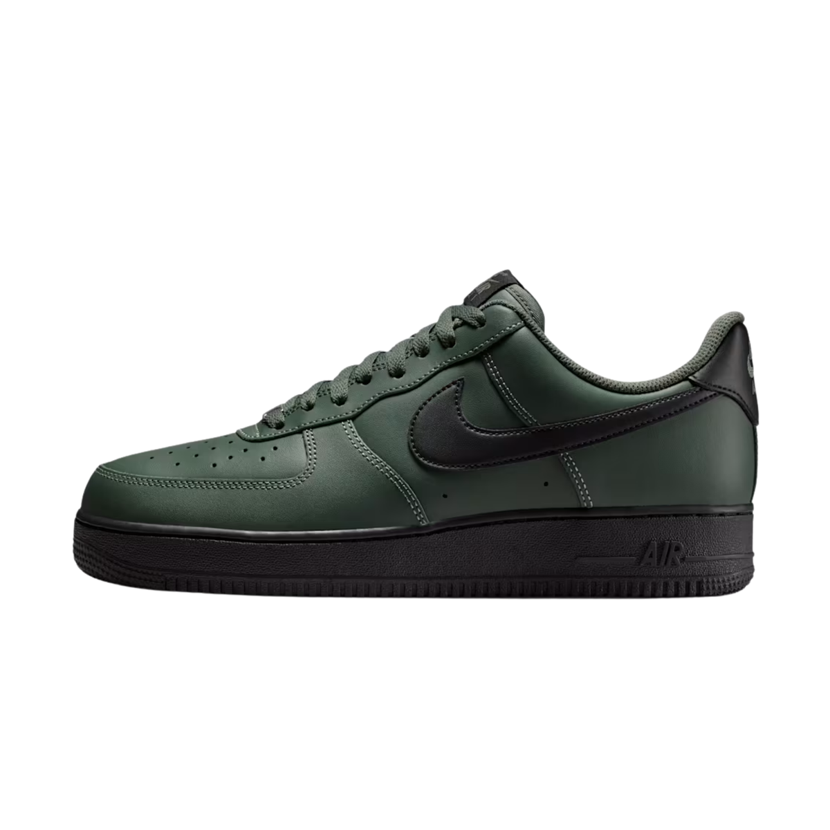 sneakers nike air force 1 07 homme camo green black profil