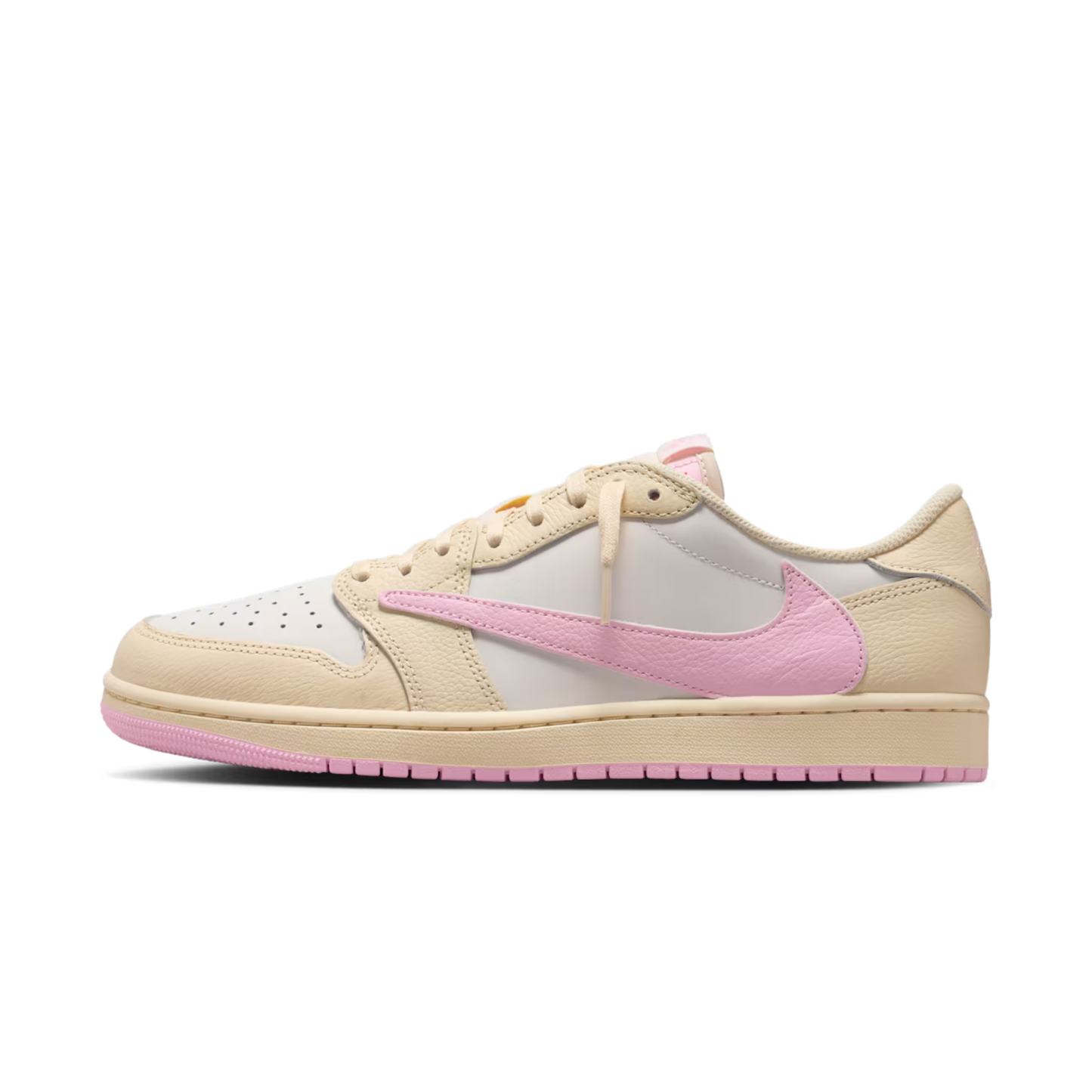 nike air jordan 1 low travis scott muslin shy pink profil gauche