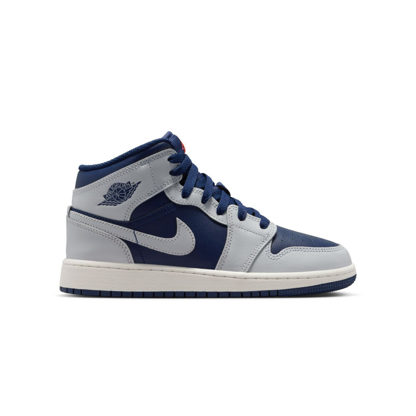 nike air jordan 1 mid junior blue void summit white