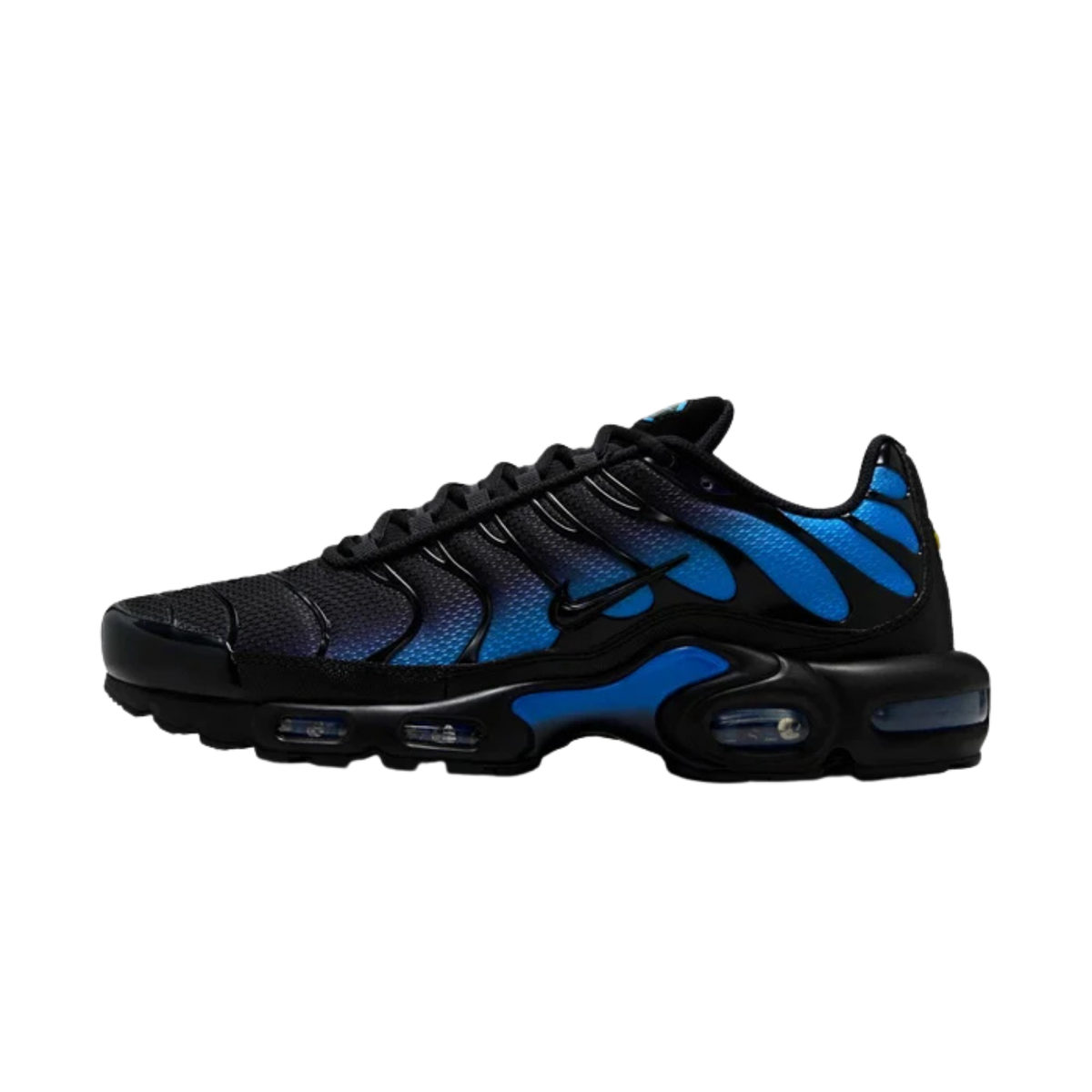 sneakers nike air max plus tn homme black blue crystal vue de profil extérieur