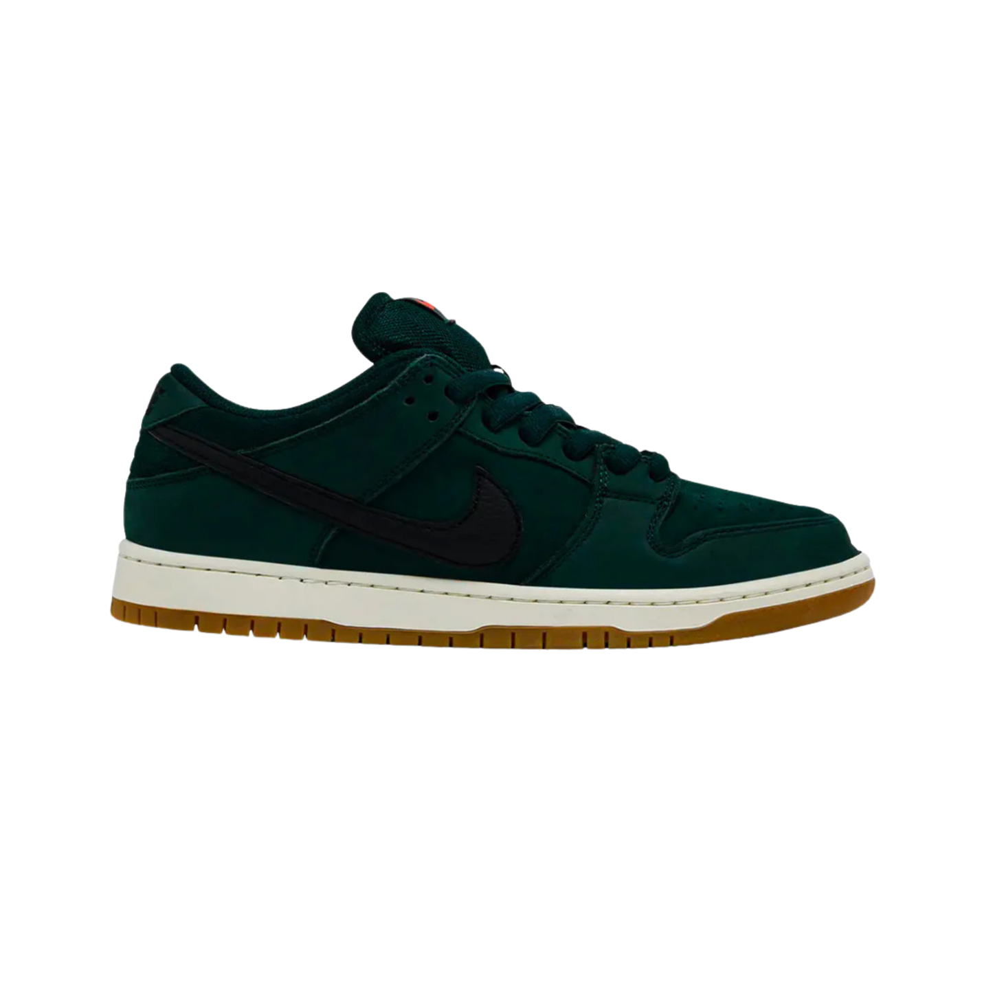 nike sb dunk low pro deep fir homme vue profil