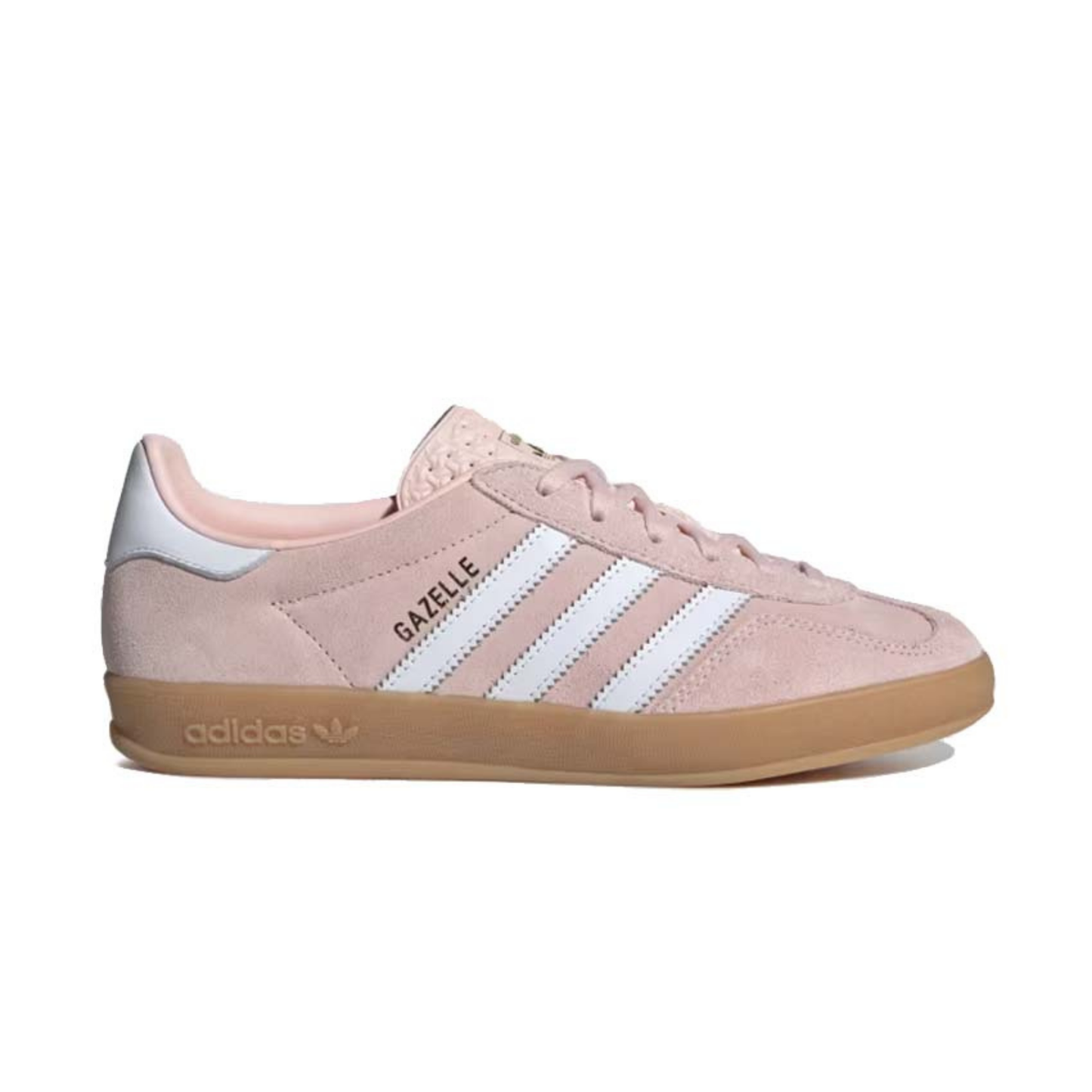 sneakers adidas gazelle indoor femme sandy pink cloud white profil