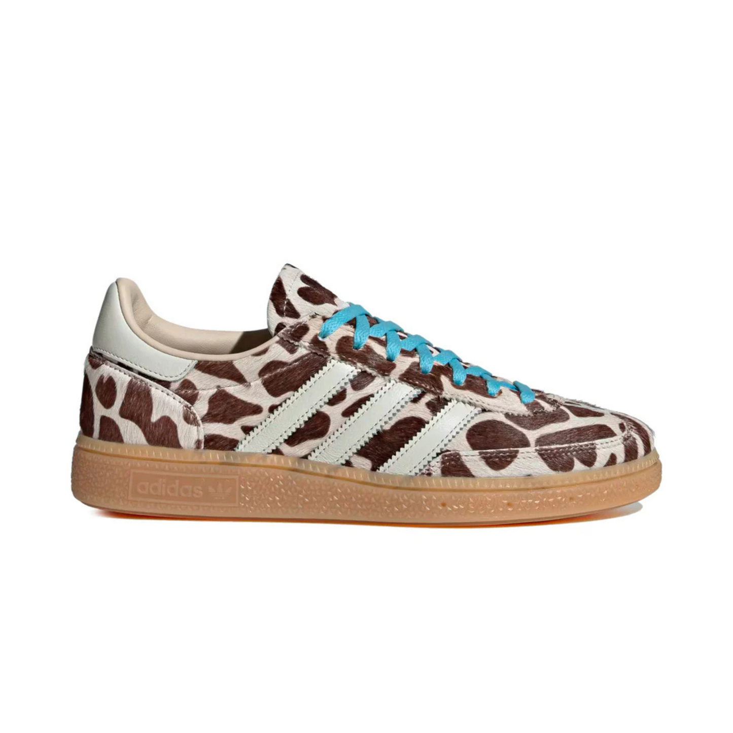 sneakers adidas handball spezial femme cow print crystal linen profil
