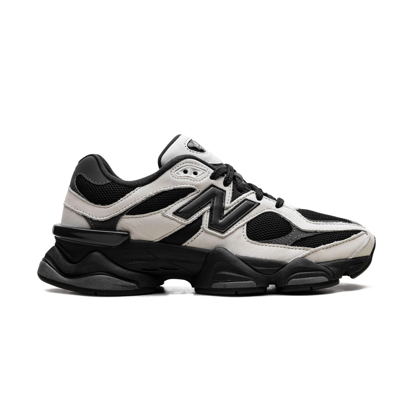 sneakers new balance 9060 homme off white black profil