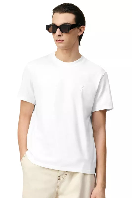 t shirt ami paris blanc coeur ami embossé blanc