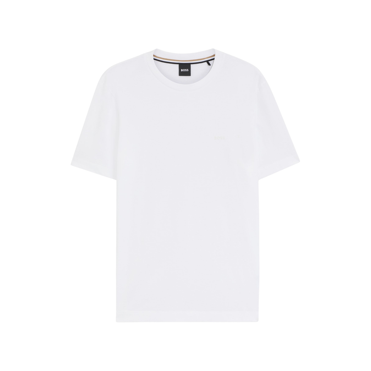 t-shirt hugo boss thompson homme blanc vue de face