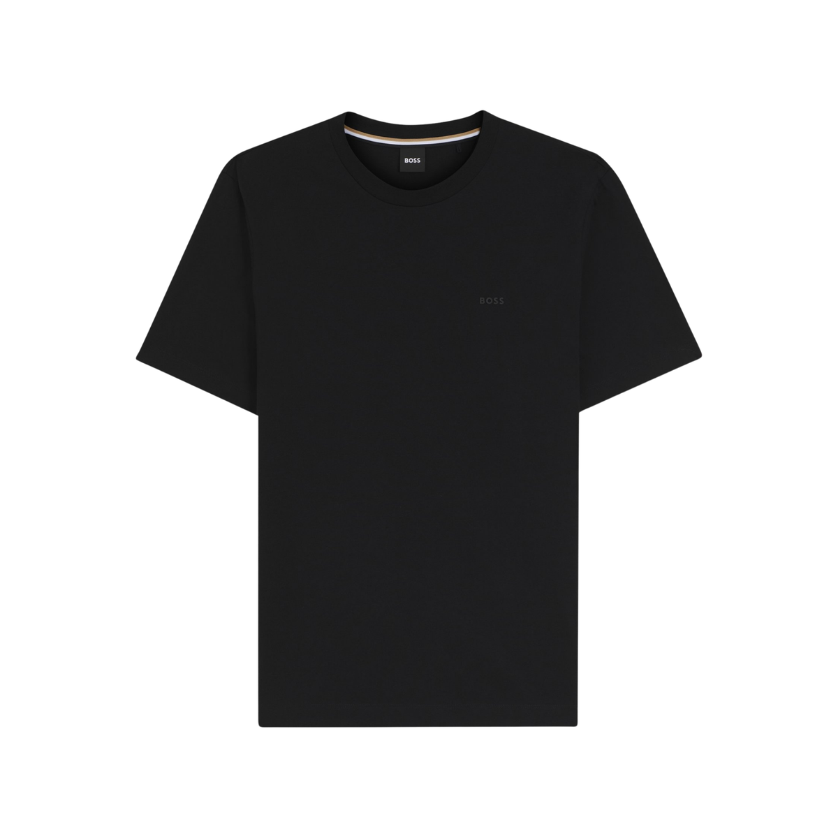 t-shirt hugo boss thompson homme noir vue de face