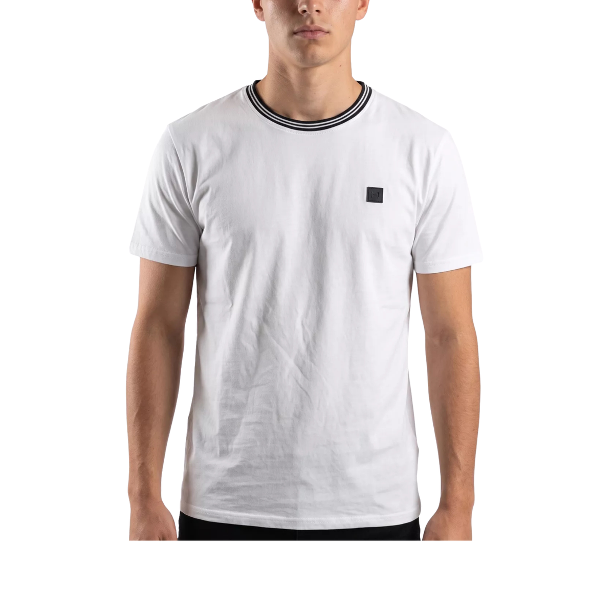 t-shirt redskins homme optic white logo vertical vue face