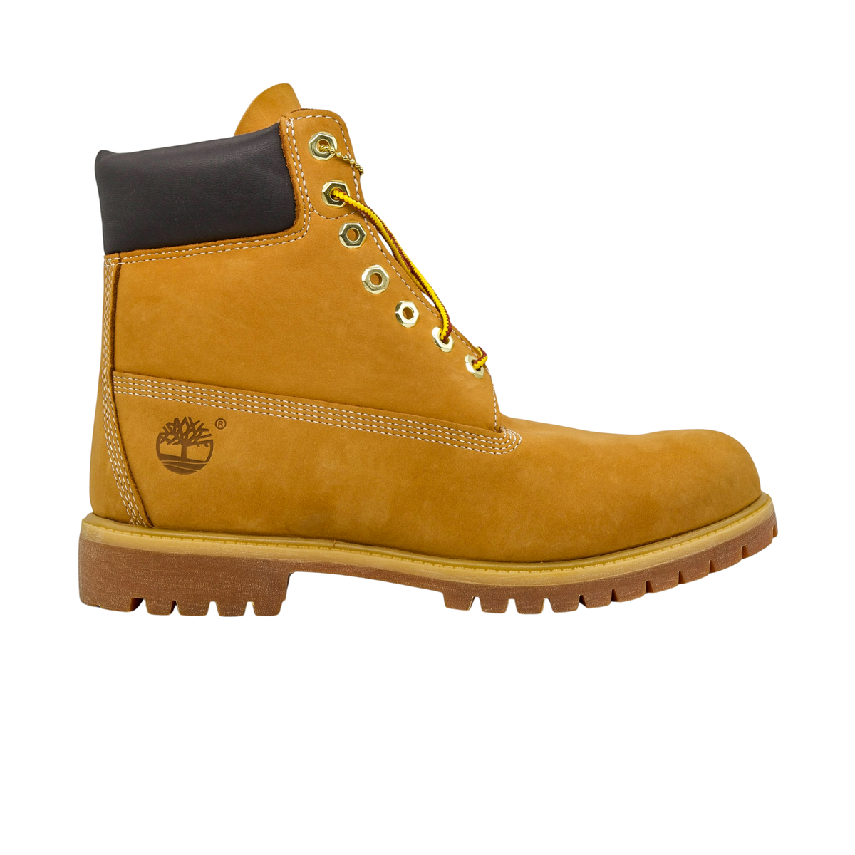 timberland premium 6 inch boot imperméable homme jaune vue profil