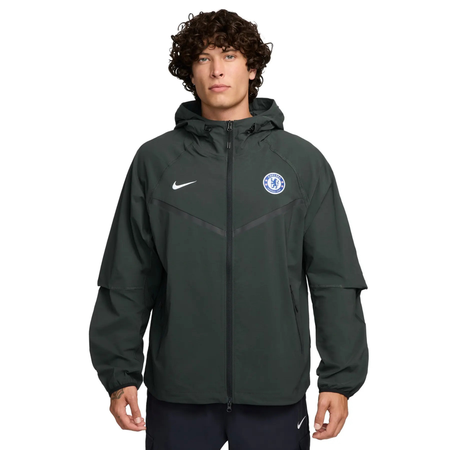 veste nike tech woven homme vert chelsea 2025 2026