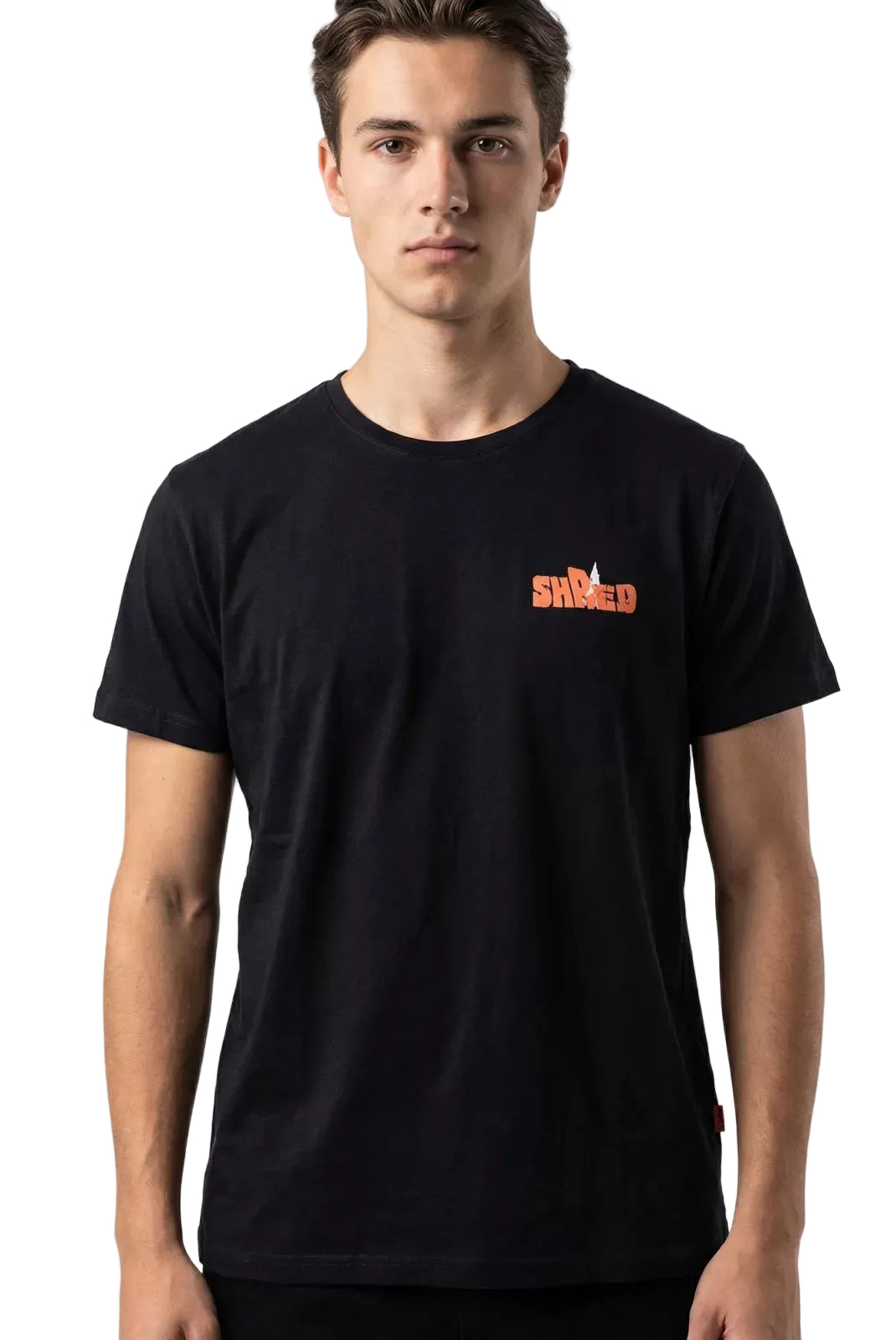t shirt watts shred full black homme porté face