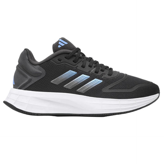Adidas Duramo 10 Femme noir bleu metallic – vue latérale