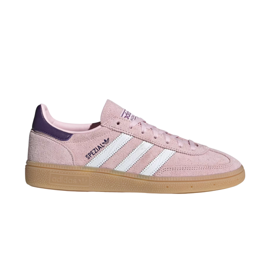 sneakers adidas handball spezial femme clear pink cloud white violet profil