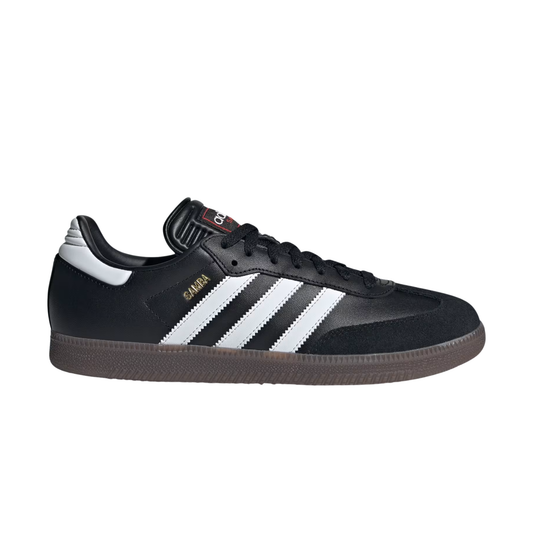 sneakers adidas samba indoor homme core black cloud white vivid red profil