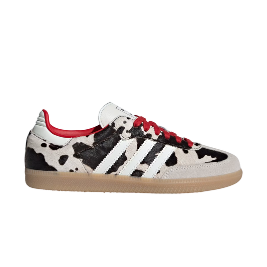 adidas samba og femme cow print aurora coffee vue de profil