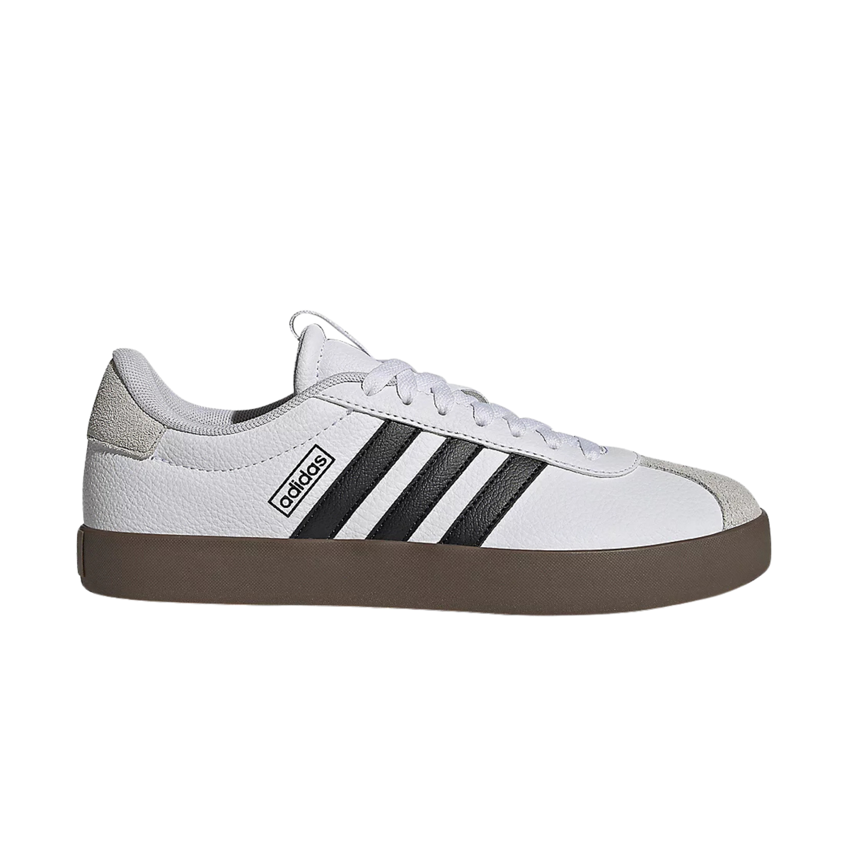 sneakers adidas vl court 3.0 femme cloud white core black profil
