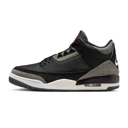 air jordan 3 levis black white profil
