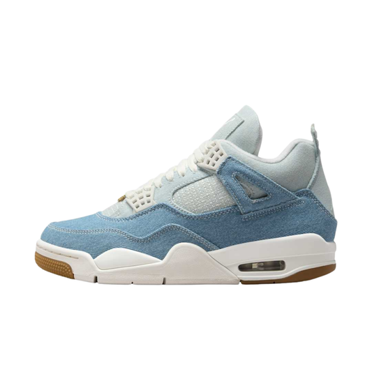 air jordan 4 denim worn blue femme profil