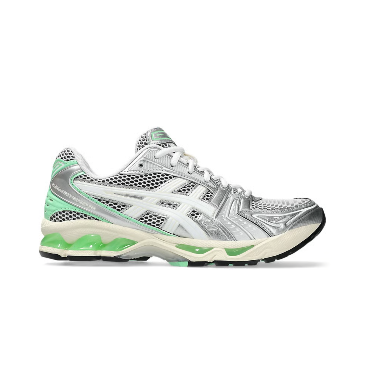 asics gel-kayano 14 unisexe silver lime