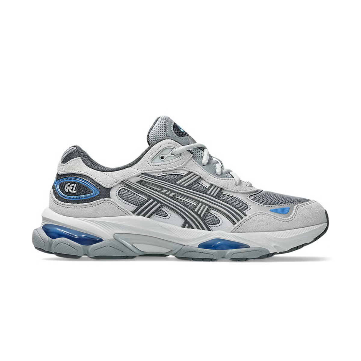 sneakers asics gel-nyc 2.0 unisexe gravel piedmont grey profil