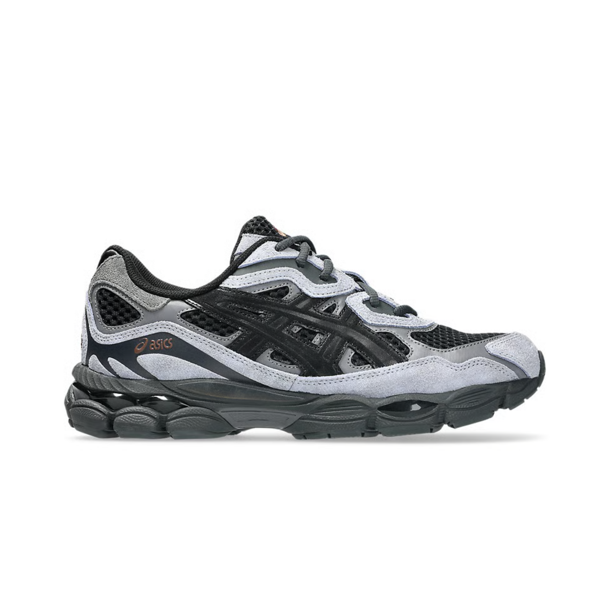 asics gel nyc black cement grey