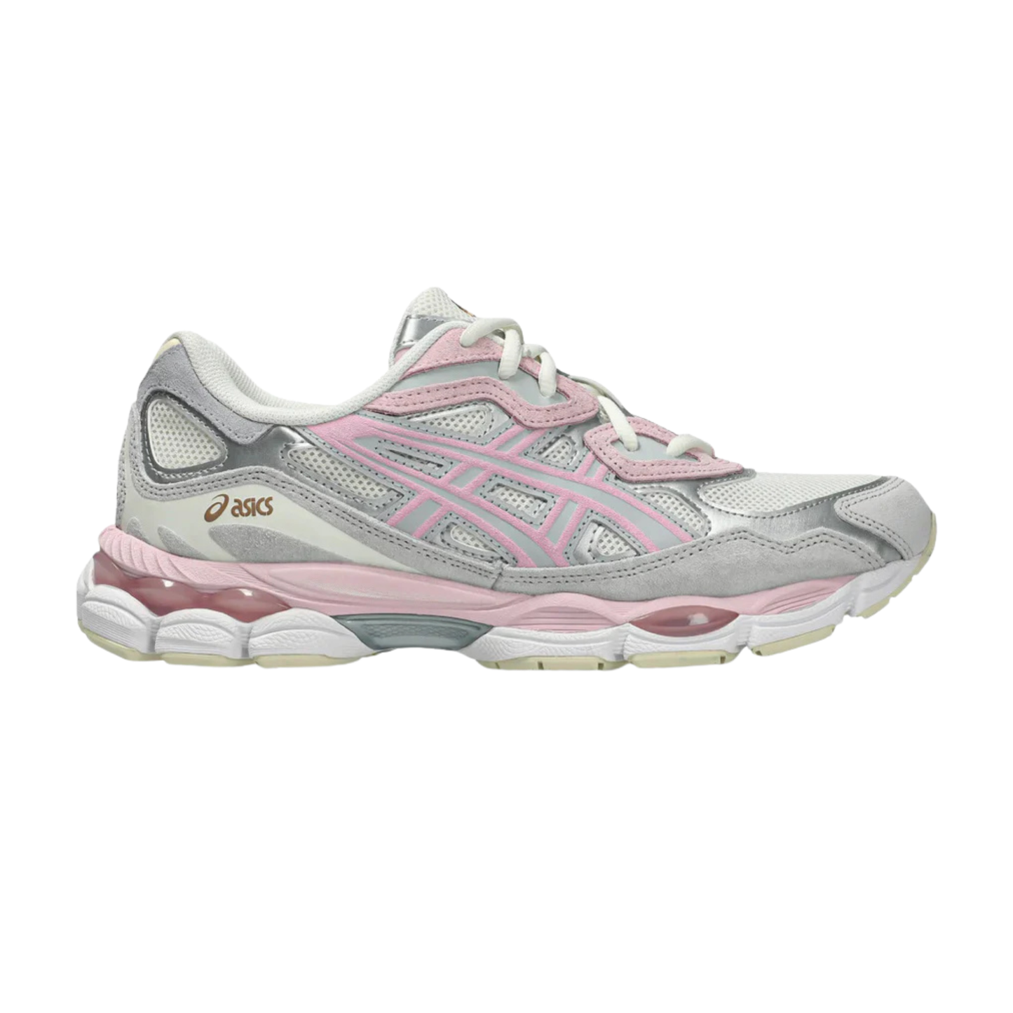 asics gel nyc concrete barely rose unisexe vue profil gauche