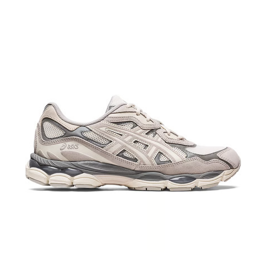 sneakers asics gel-nyc unisexe oyster grey profil
