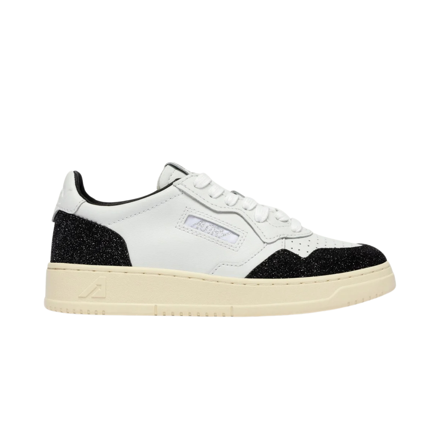 autry medalist low femme cuir blanc stars off black