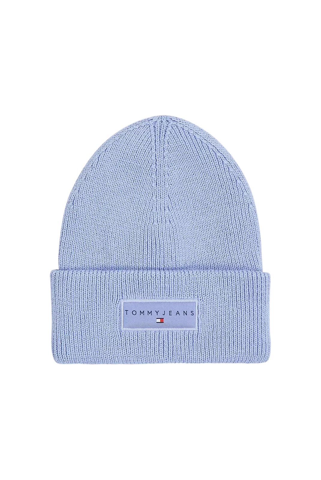 Bonnet Tommy Jeans femme bleu Vintage Iris vue de face