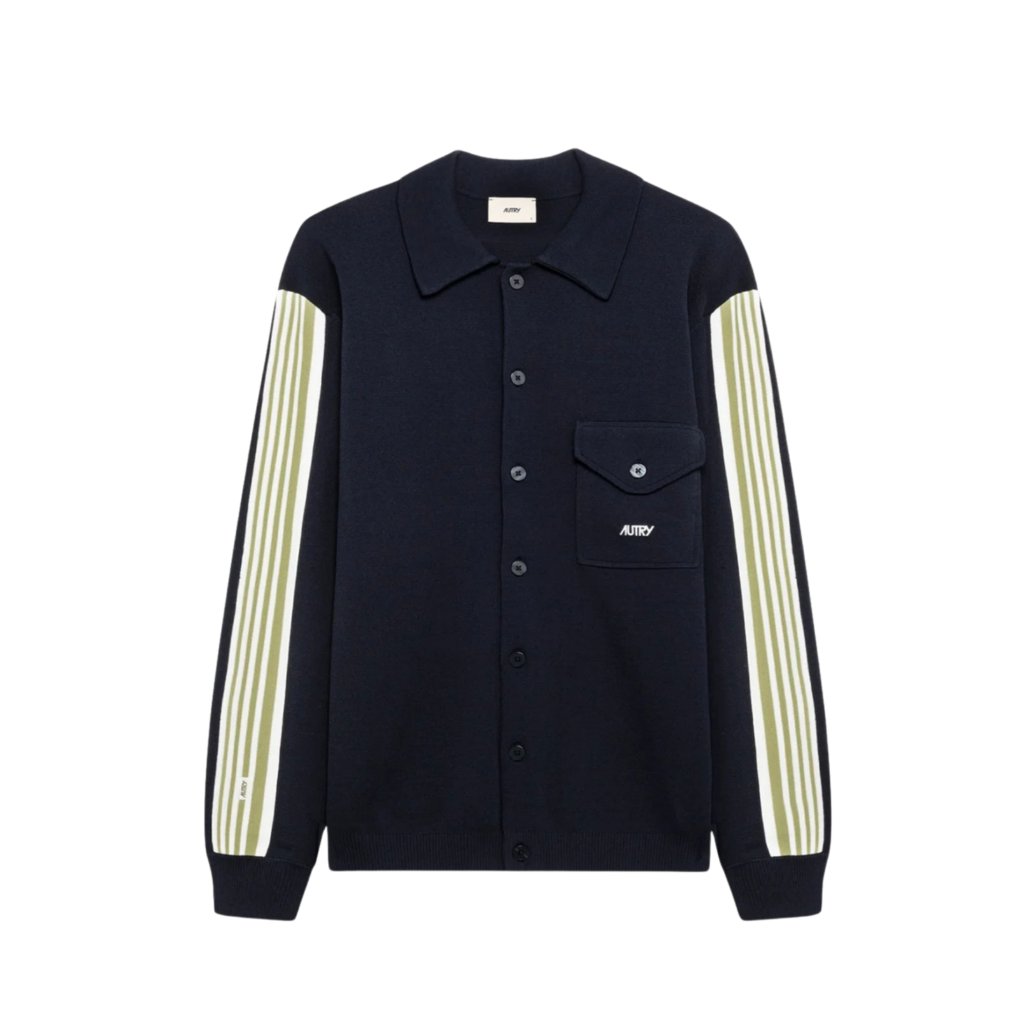 chemise veste autry homme bleue