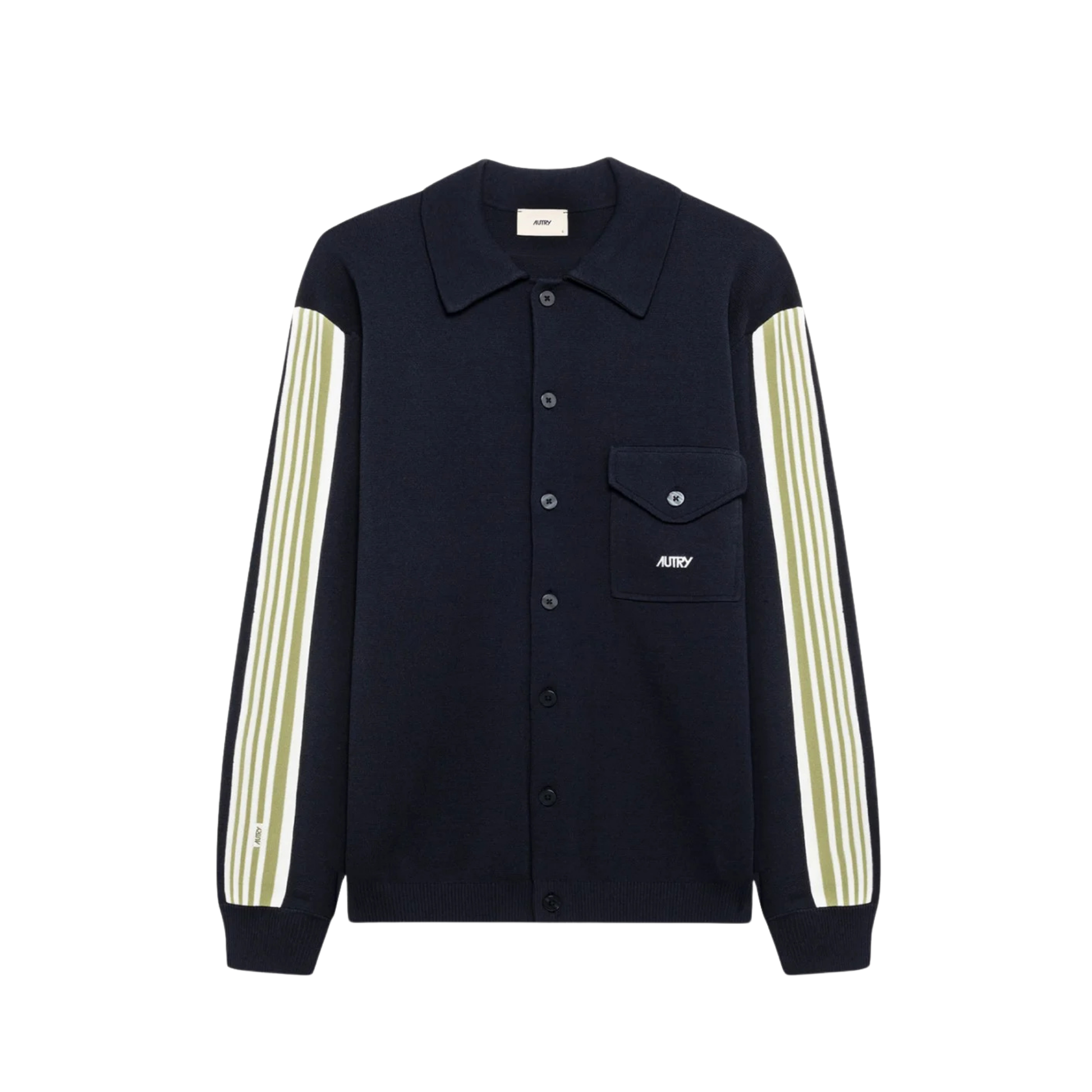 chemise veste autry homme bleue
