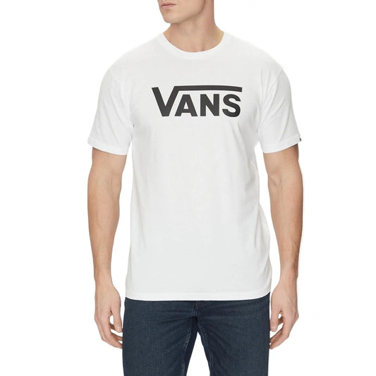 T-Shirt Vans Blanc Homme - Gros Logo Poitrine Vans