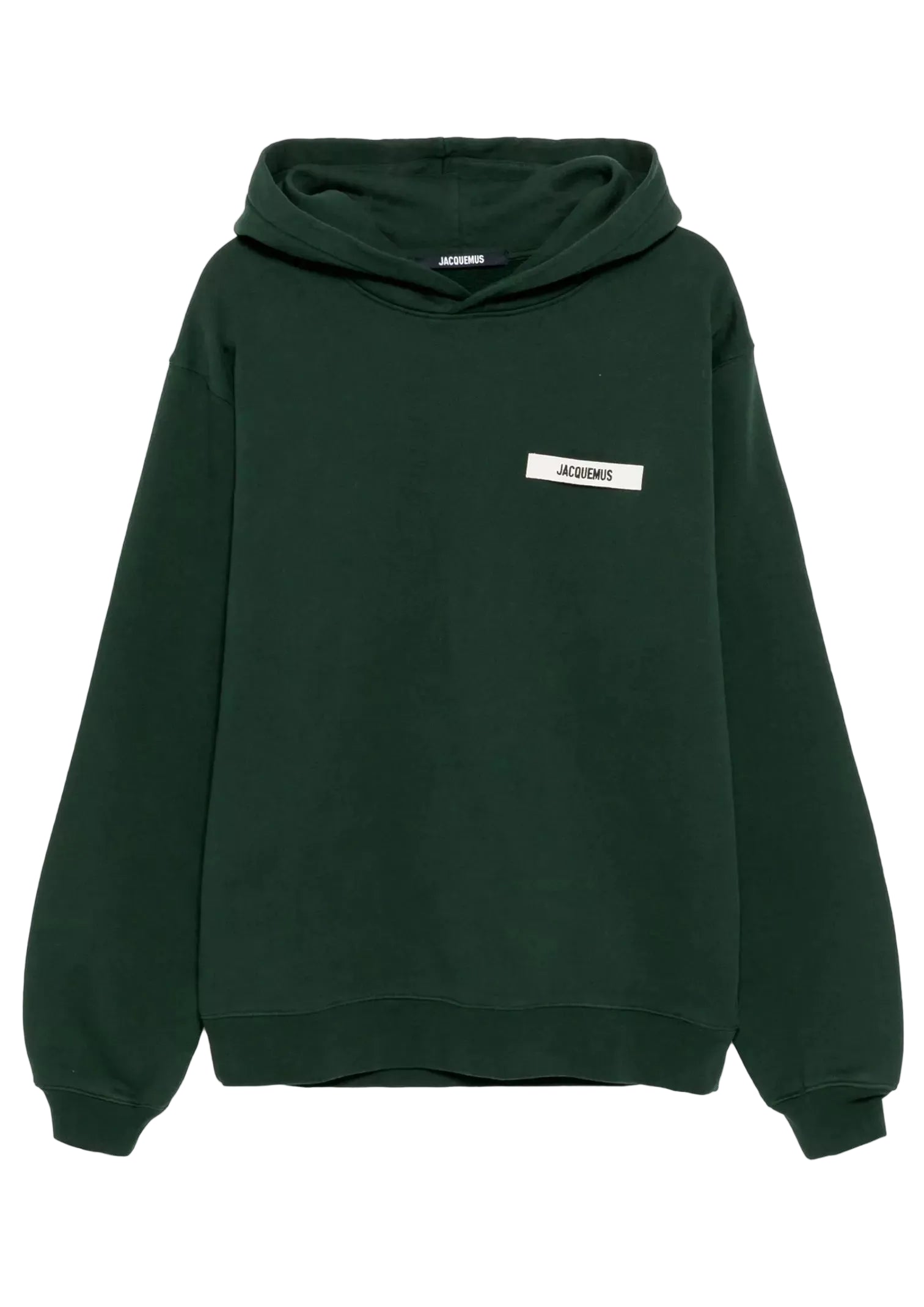 hoodie Jacquemus homme vert foncé vue de face