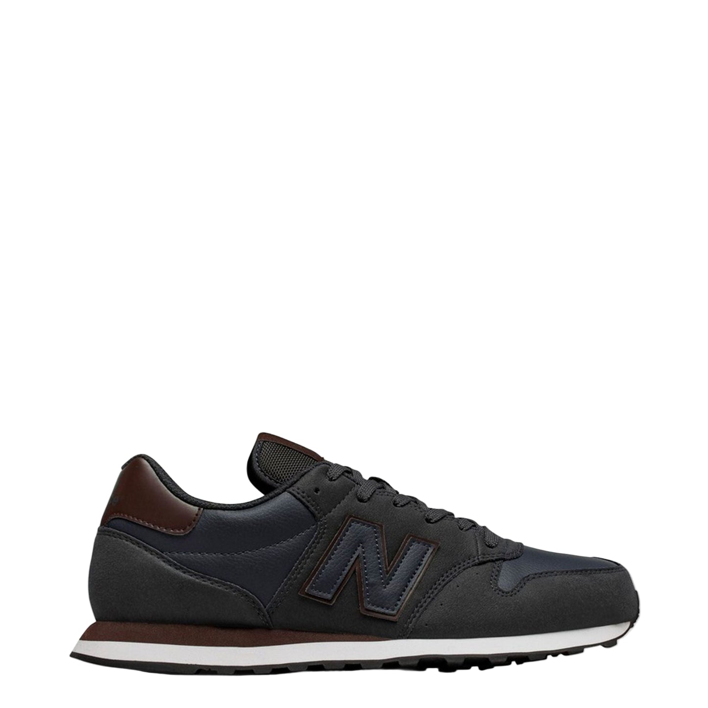 New Balance 500 Homme Dark Grey – vue latérale