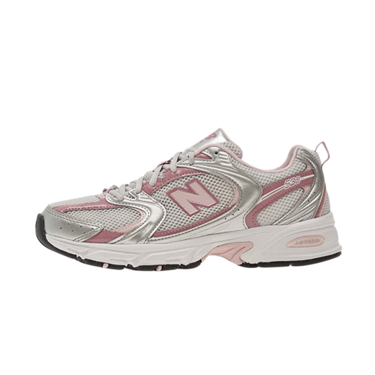 new balance 530 unisexe silver metallic rosewood vue extérieure