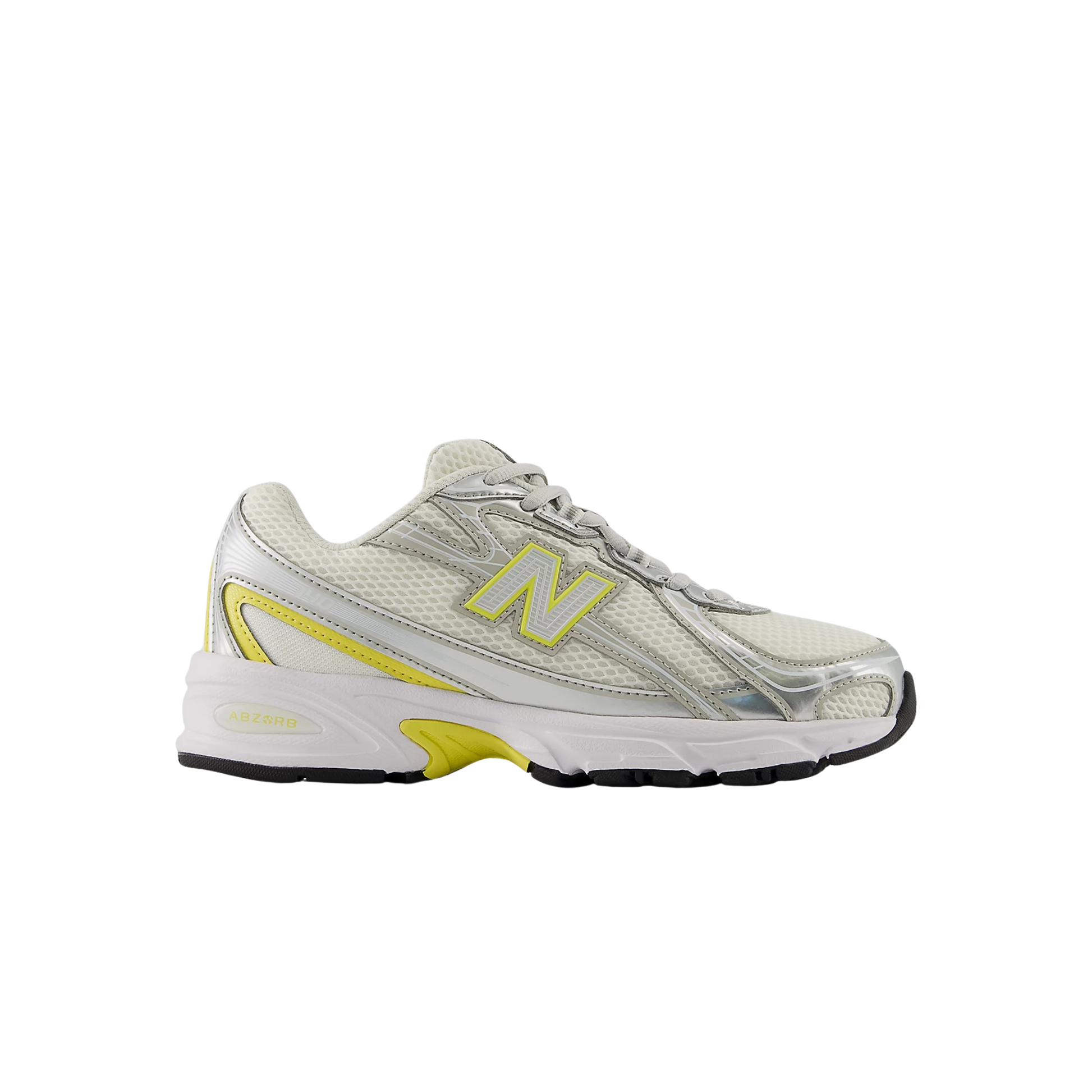 new balance 740 junior silver metallic star burst