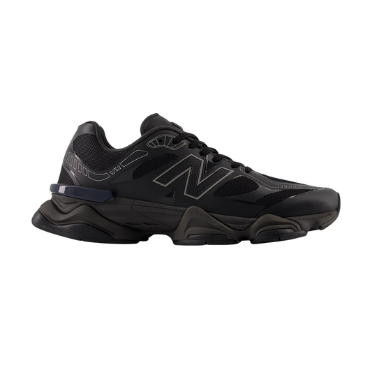 new balance 9060 black grey black homme vue profil