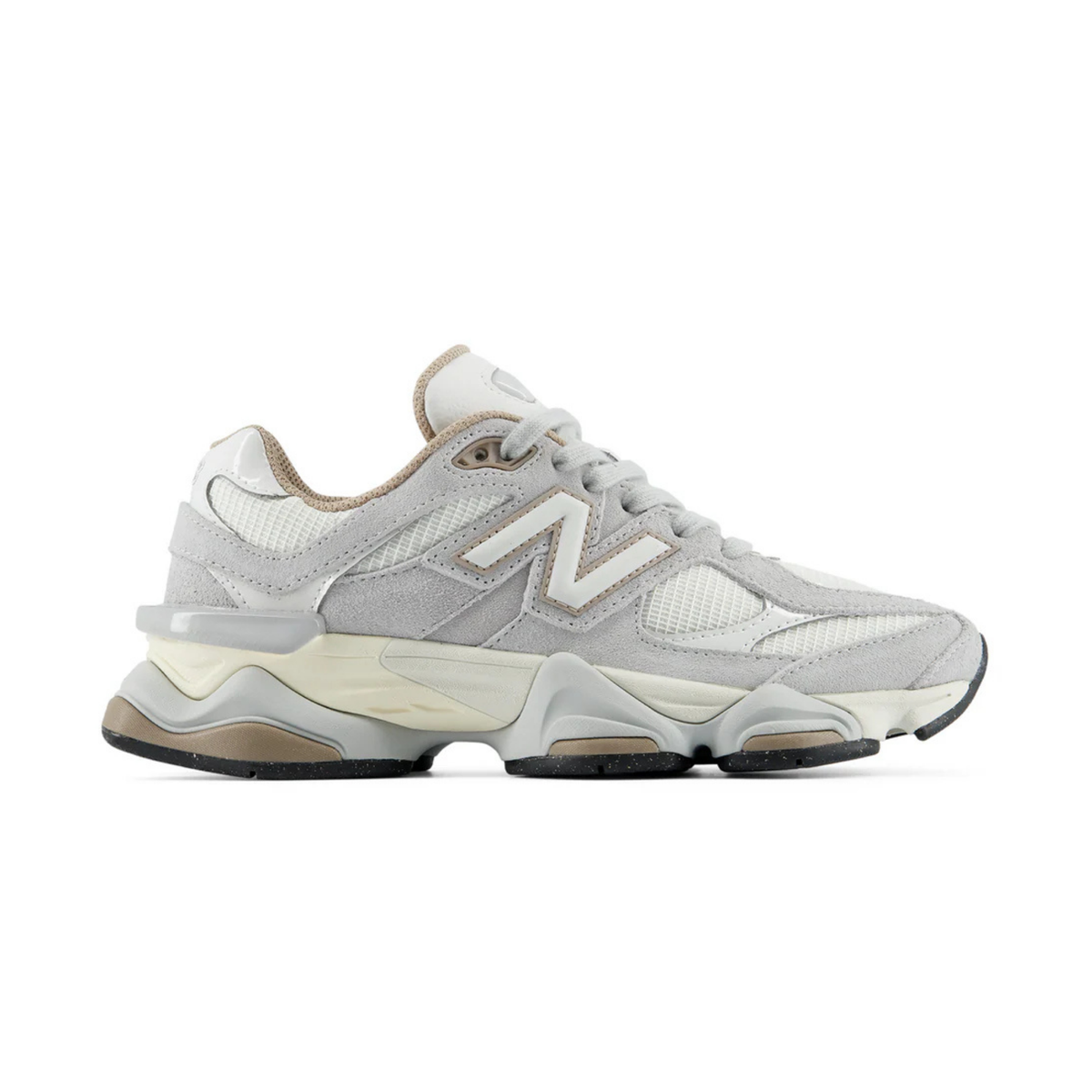 new balance 9060 homme driftwood sea salt vue de profil