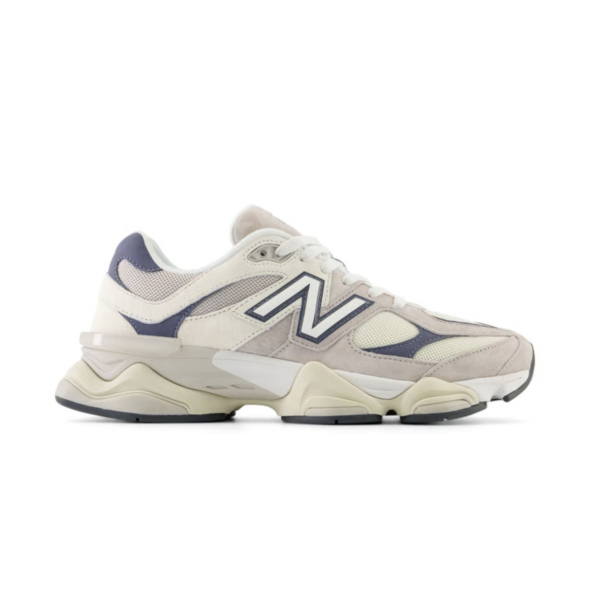 sneakers new balance 9060 unisexe moonrock linen profil