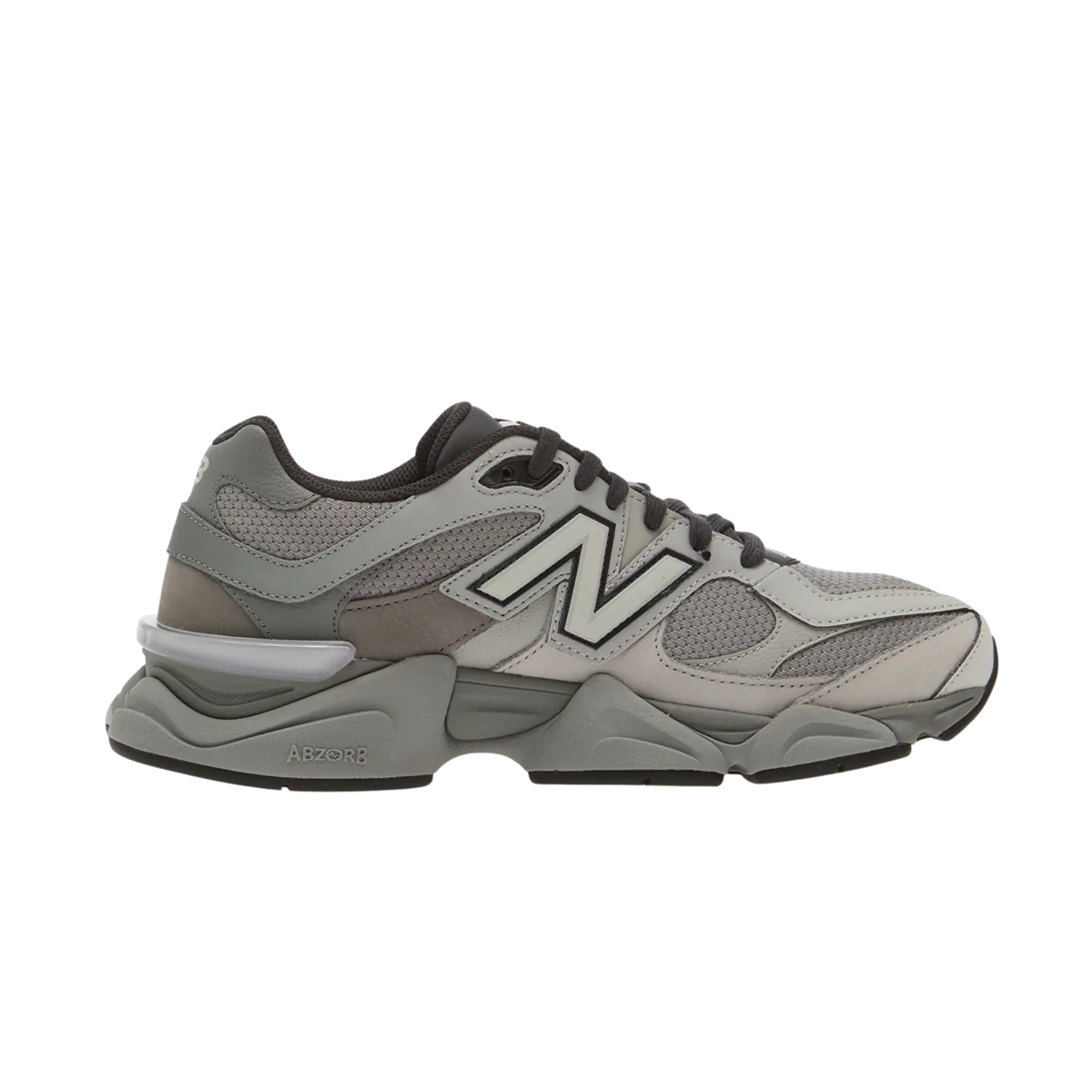 new balance 9060 unisexe slate grey harbor grey vue profil
