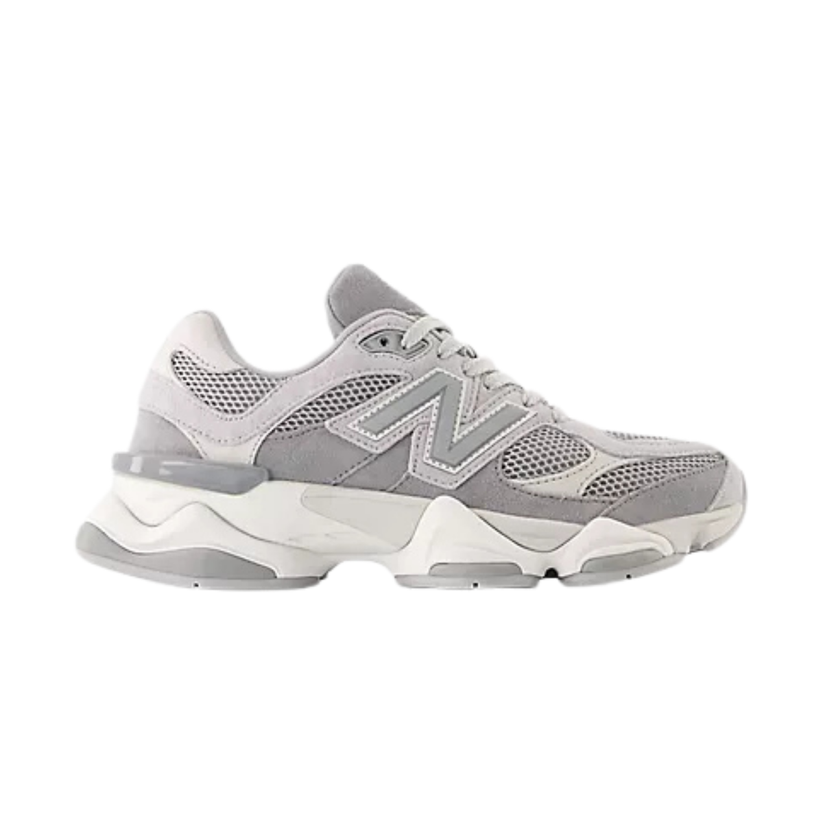 sneakers new balance 9060 unisexe slate grey raincloud profil